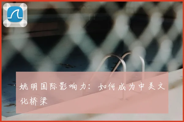 姚明国际影响力：如何成为中美文化桥梁